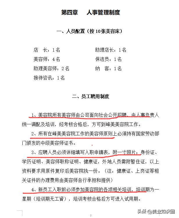 美容院需要什么样的管理制度,2020美容院管理制度全套简单