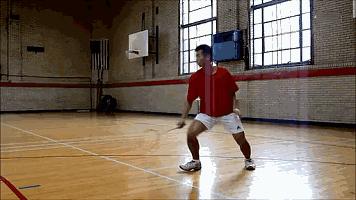 羽毛球专项灵敏步伐训练,羽毛球专项灵敏步法训练