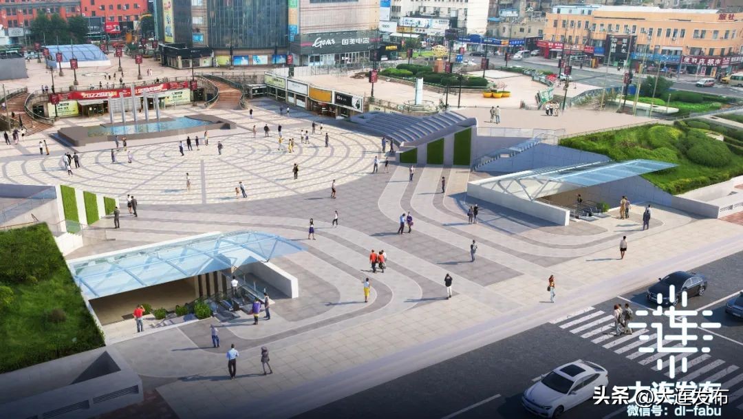 新世纪广场改造全过程,胜利广场改造前后对比