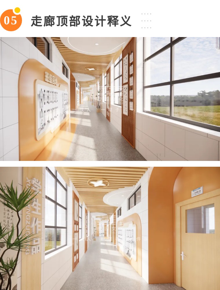 过道文化长廊空间设计,走廊文化效果图大全