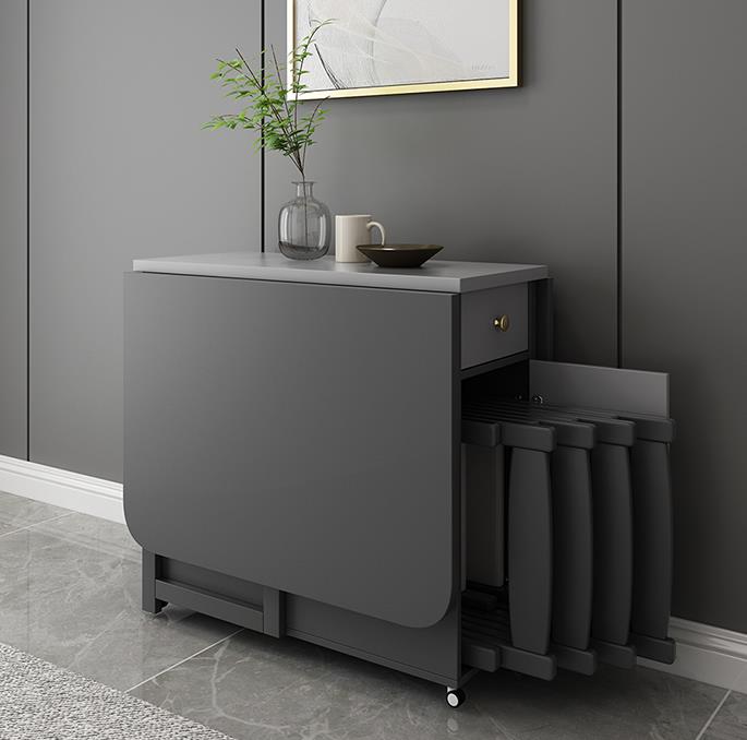 小户型折叠餐桌最新款实用,折叠6人餐桌小户型网红款