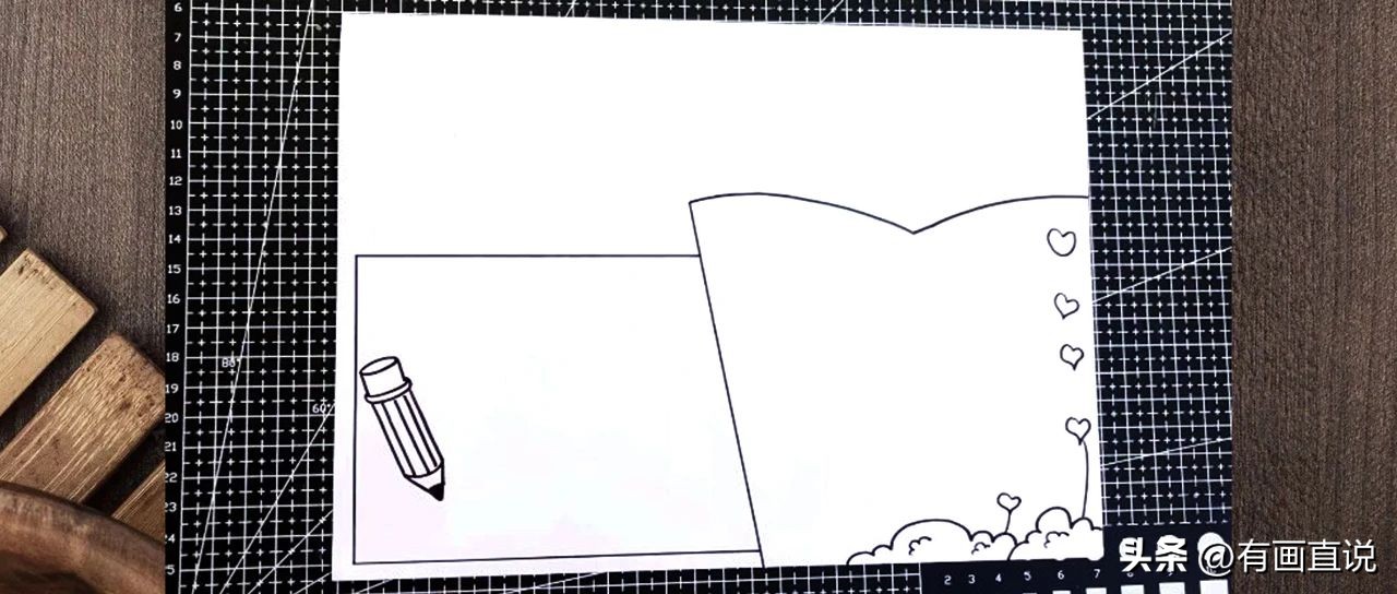 小手拉大手亲子共阅读手抄报模板,幼儿园阅读手抄报模板简单又漂亮