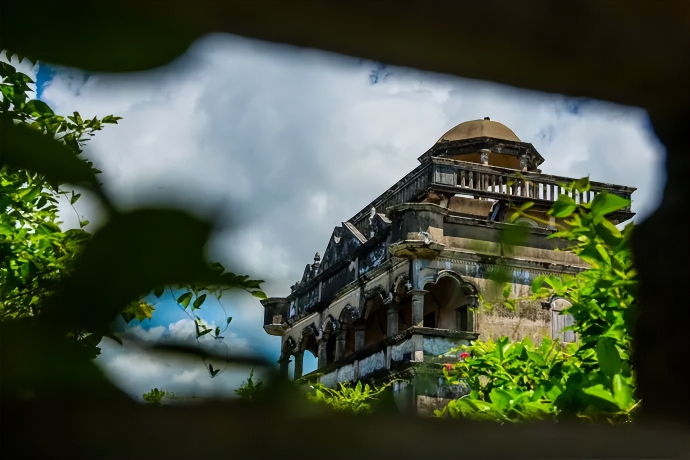 台山那琴海半岛一日游,浮月村碉楼哪一个可以上楼参观