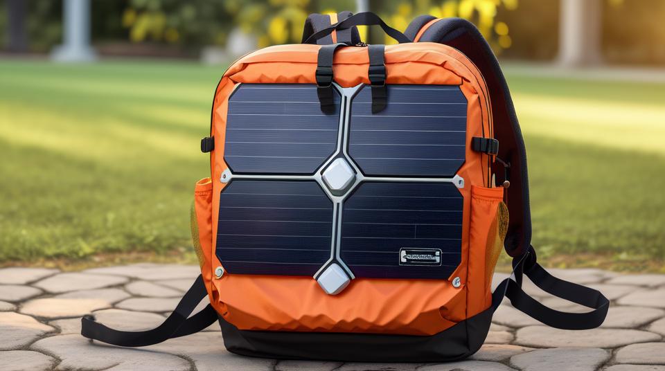 太阳能发电板背包,多功能太阳能板背包