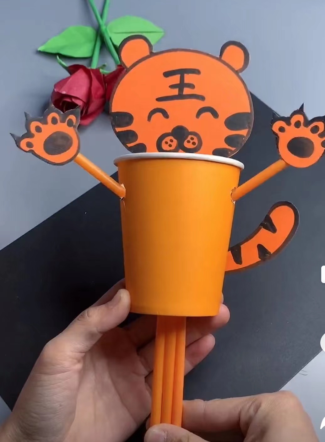 2022虎年新年贺卡手工制作小学生,手工制作虎年贺卡2022简单又好看