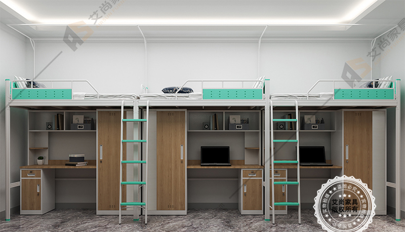 小公寓床双层,双层学生公寓床怎么样