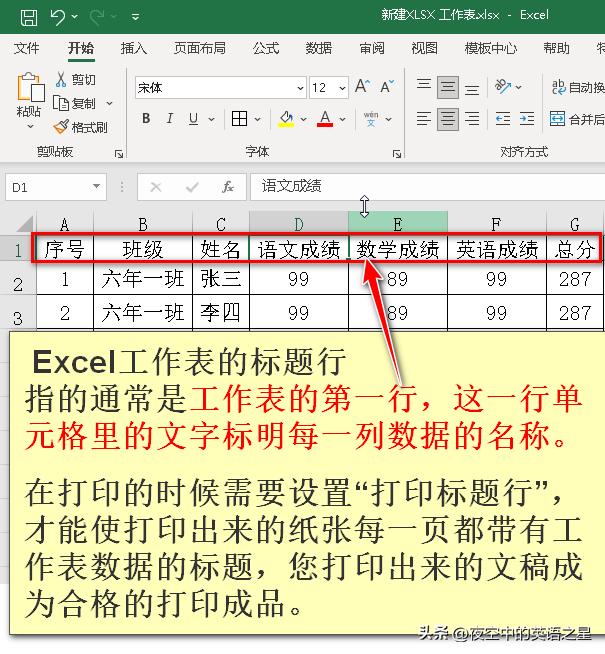 如何在excel中打印课程表格,excel表格打印技能大全