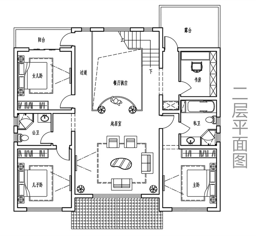 乡下二层小院图片东北农村别墅,简洁好看中式二层别墅小院