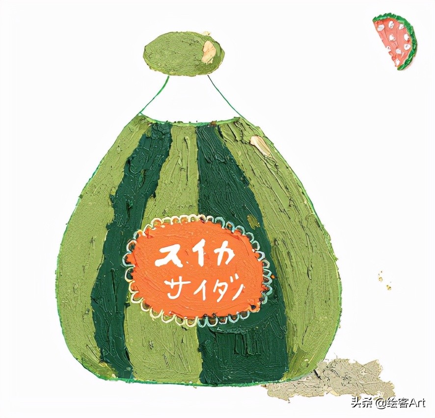 治愈了一切的不可爱图片,油画棒森系小清新插画