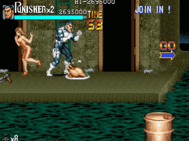 街机摔跤游戏原型,街机游戏惩罚者原型