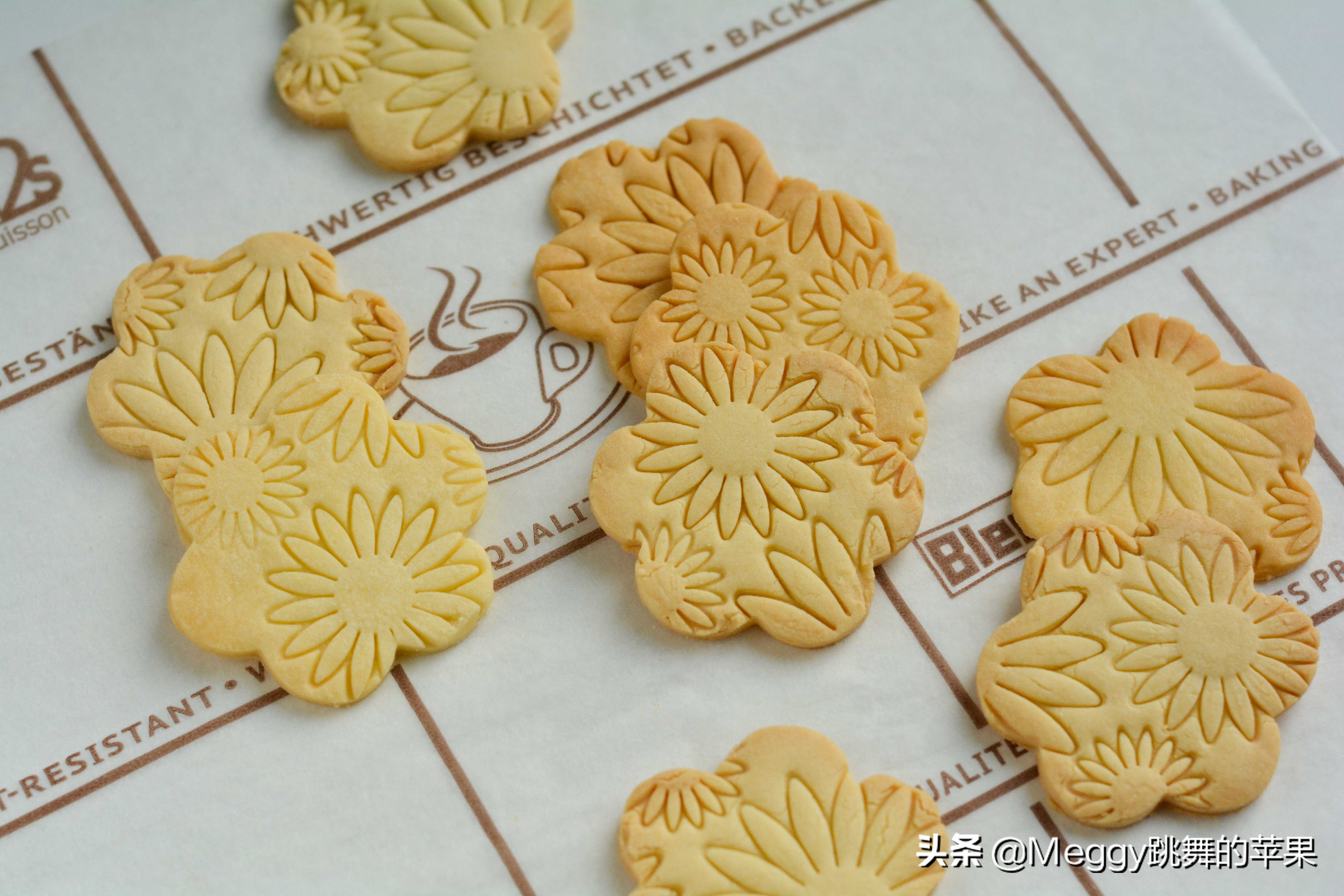 饼干不用模具怎么做才好看,这款又薄又脆的饼干超好吃