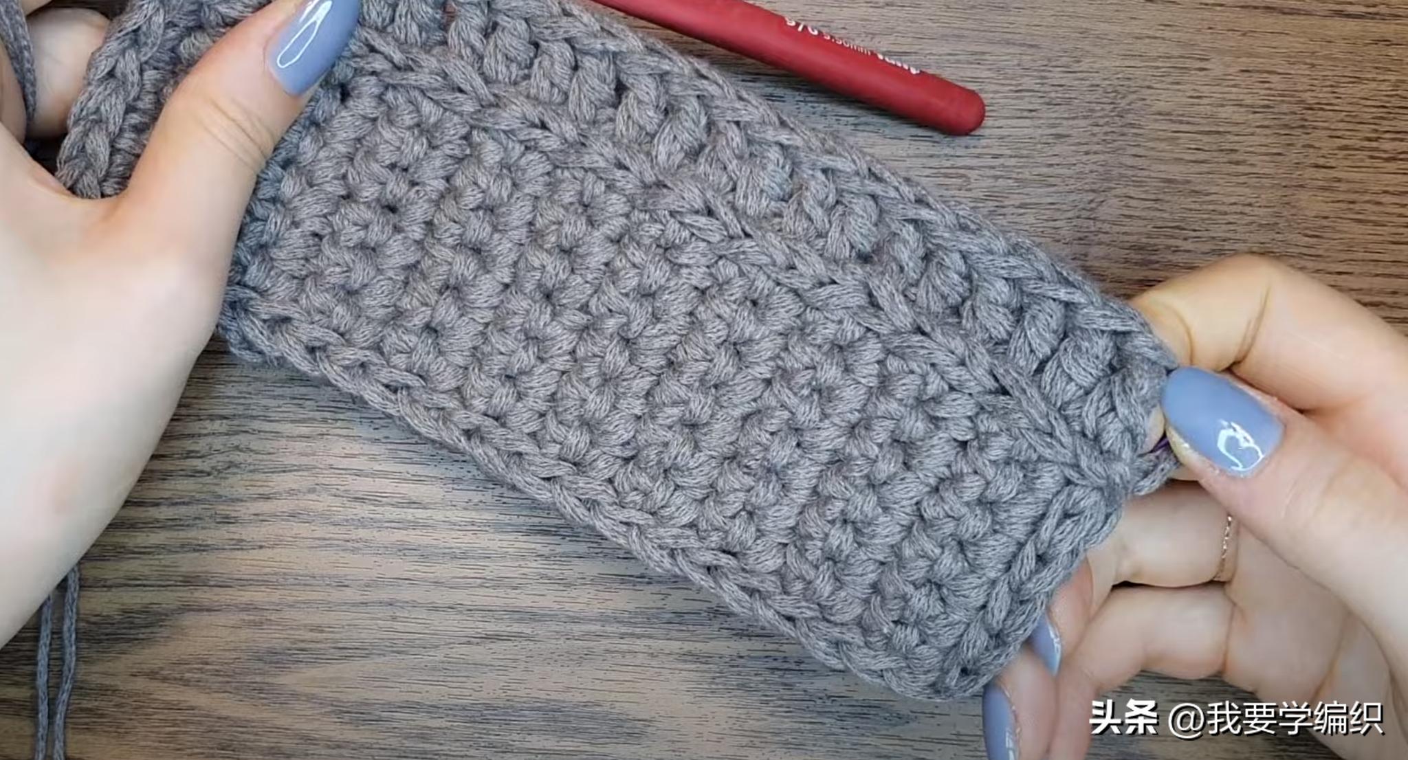 斜挎迷你小包的钩织,钩小包教程斜挎包