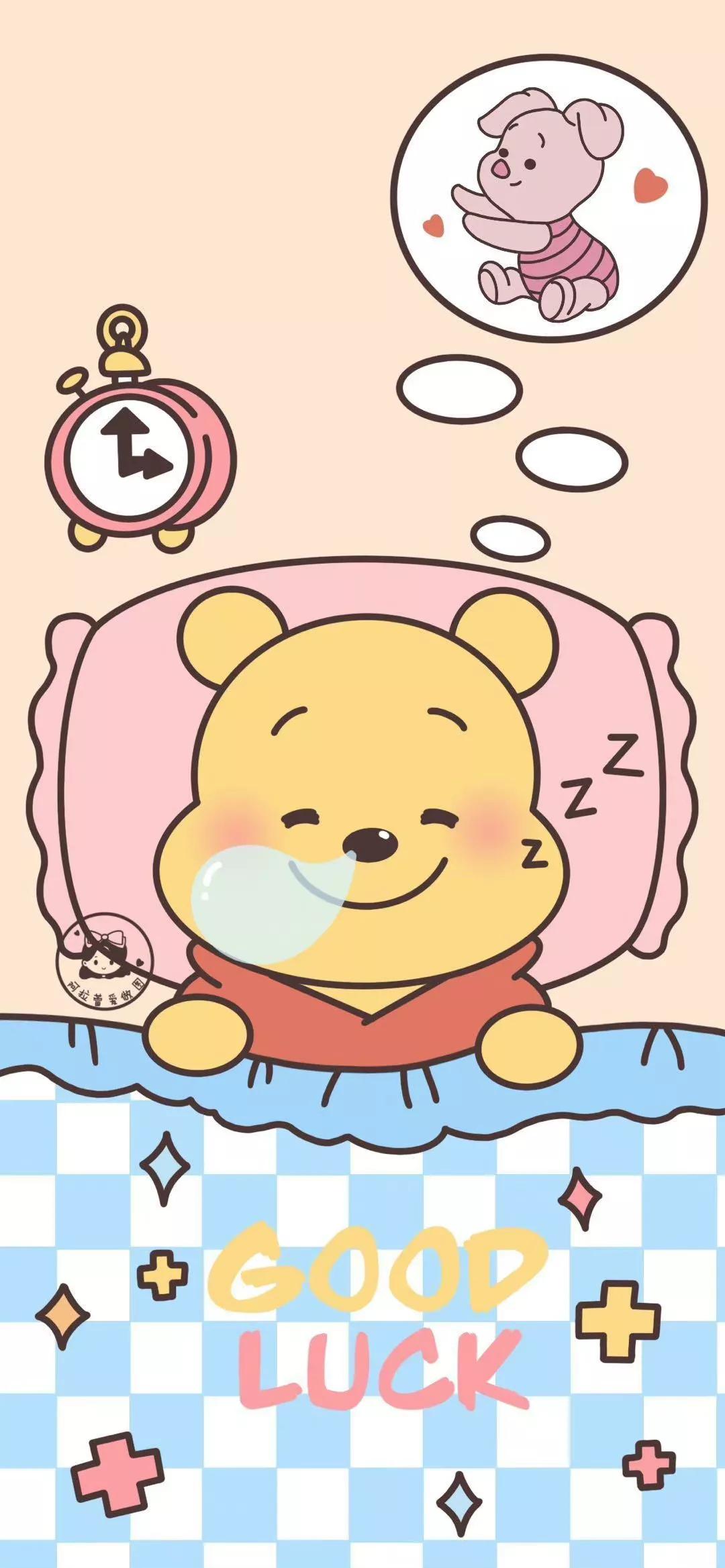 手机壁纸｜小熊维尼