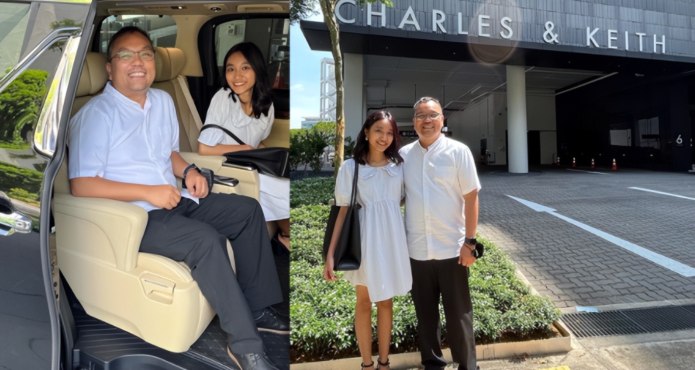 女孩子晒爸爸送的80元的包,女生晒父亲买的包