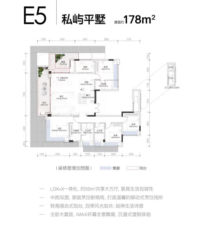 重庆中央公园华润悦府,重庆华润中央公园悦府143户型展示