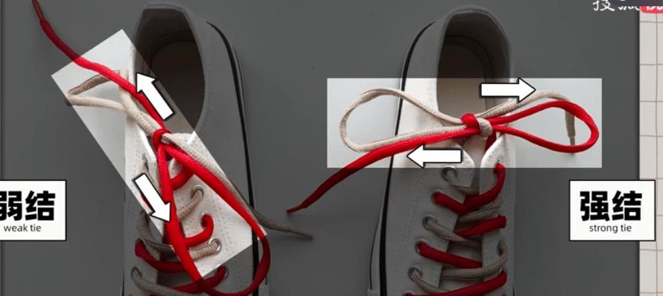 鞋带最新系法教程,鞋带怎么系不会散架