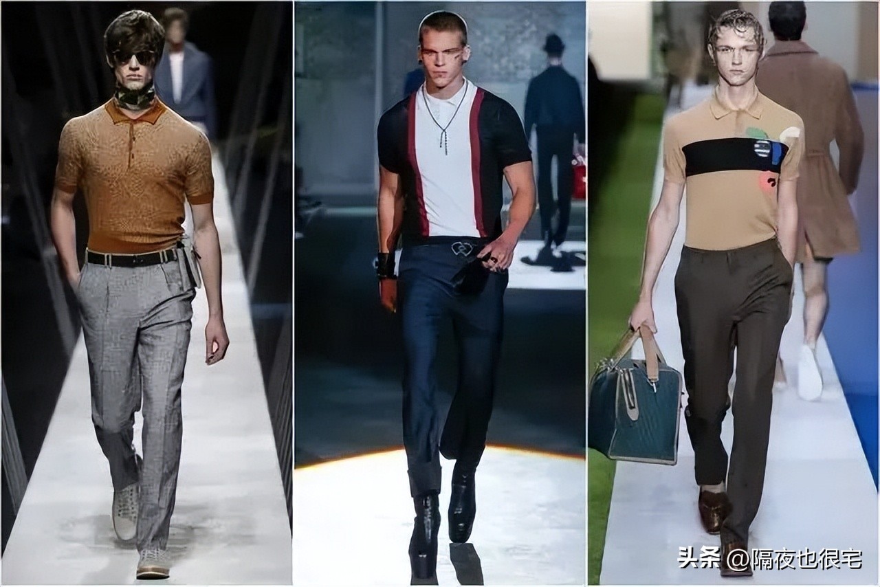 爸爸的polo衫,老爸穿的polo衫