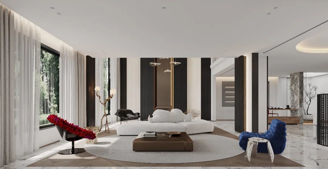 顶级豪宅设计团队,北京1000平别墅现代轻奢装修