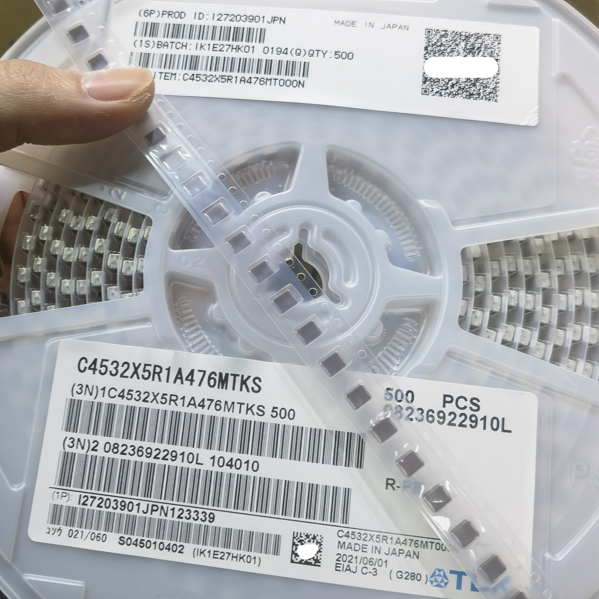 贴片钽电容极性判别方法,有极性贴片电容封装