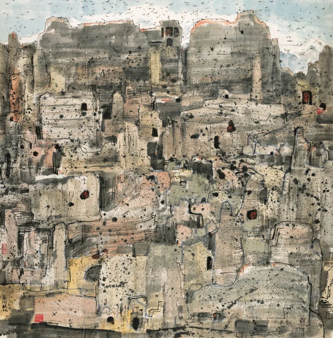 诠释自然之美吴冠中作品欣赏,吴冠中最漂亮的江南山水十幅画