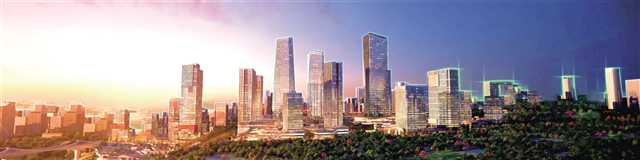 重庆两江国际商务中心地块信息,重庆两江国际商务中心规划效果图