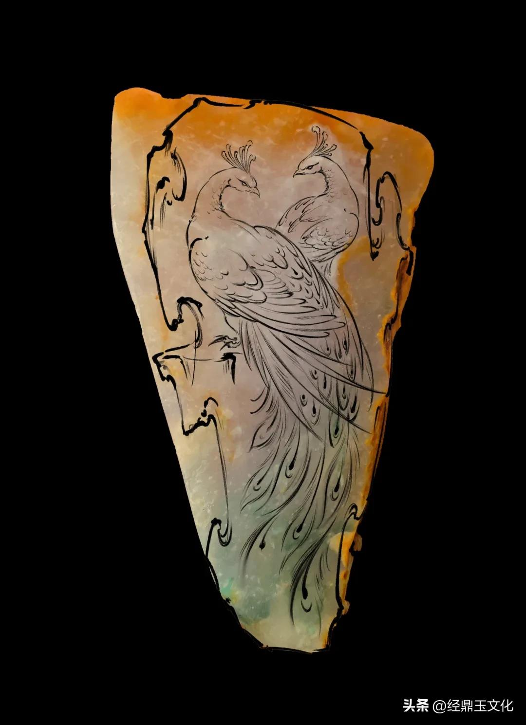 翡翠白棉做什么题材好,高品质翡翠料子