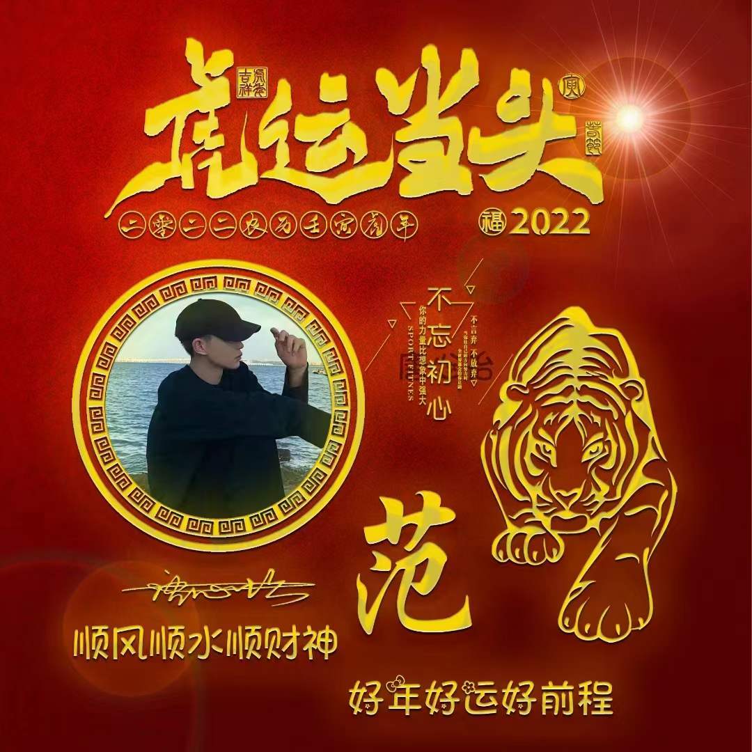 2022鸿运当头姓氏头像,2022鸿运当头微信图片
