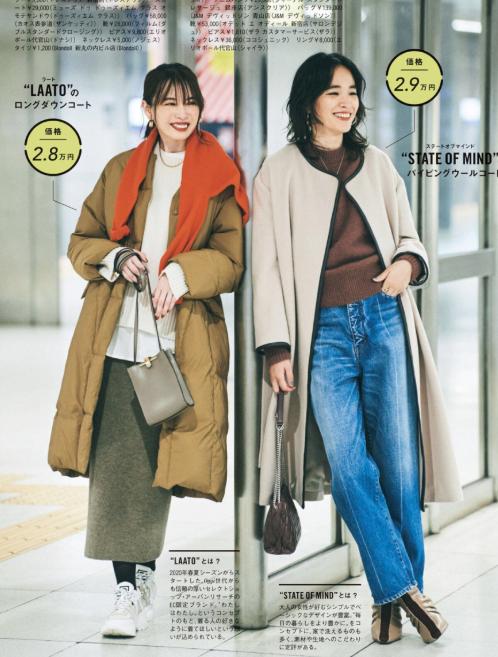 大衣配牛仔背带裙早春穿热吗,连帽大衣搭配阔腿牛仔裤