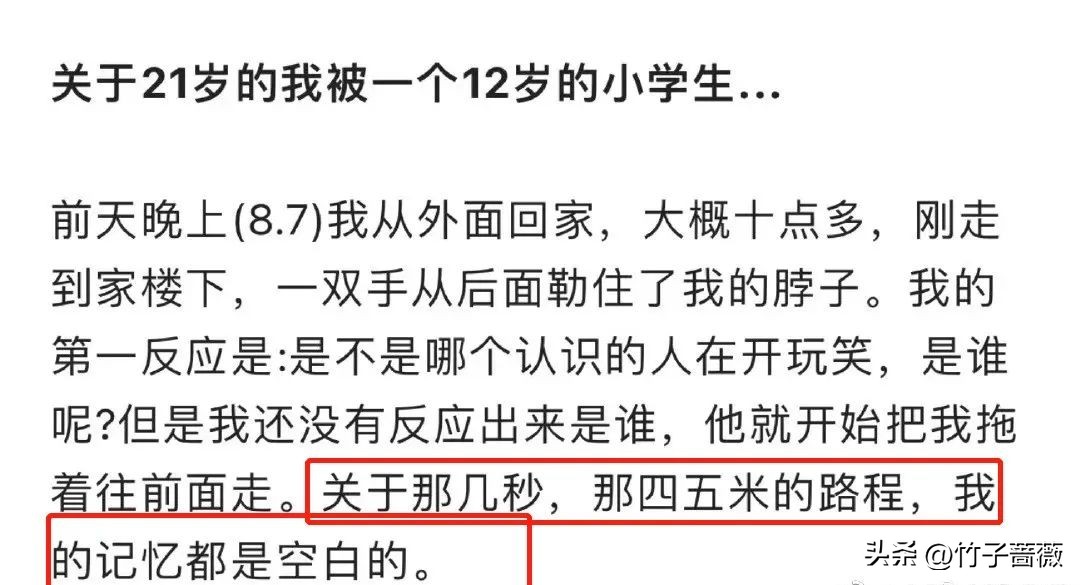 21岁女孩遭12岁小学生猥亵，细节曝光后网友怒了：别低估他的恶