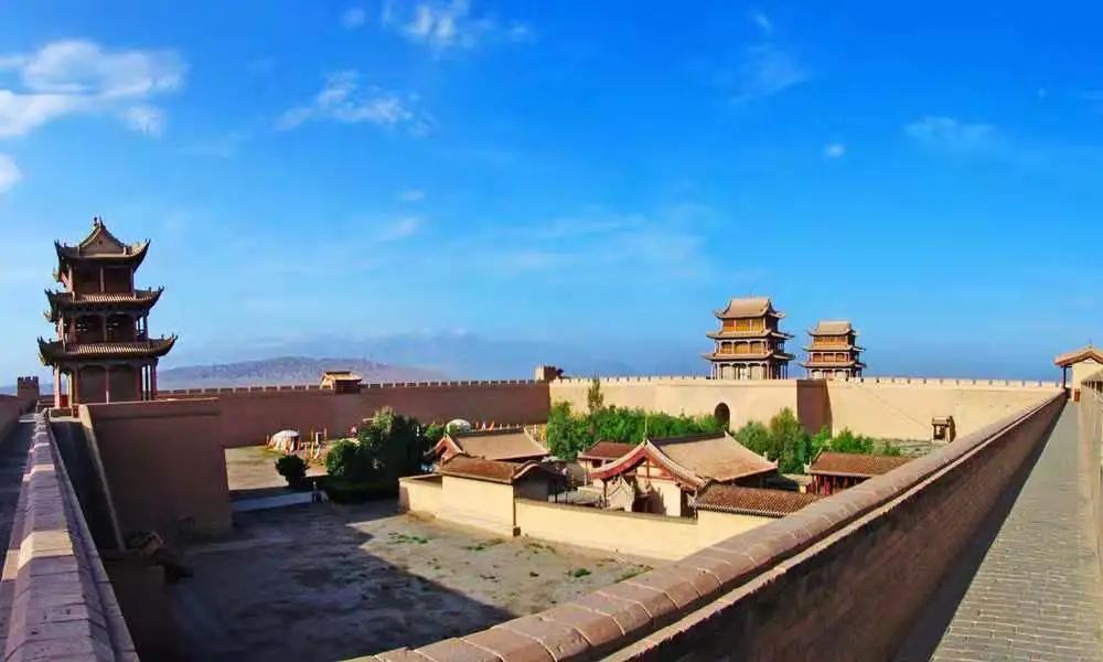 嘉峪关长城复原图,万里长城最西端之嘉峪关