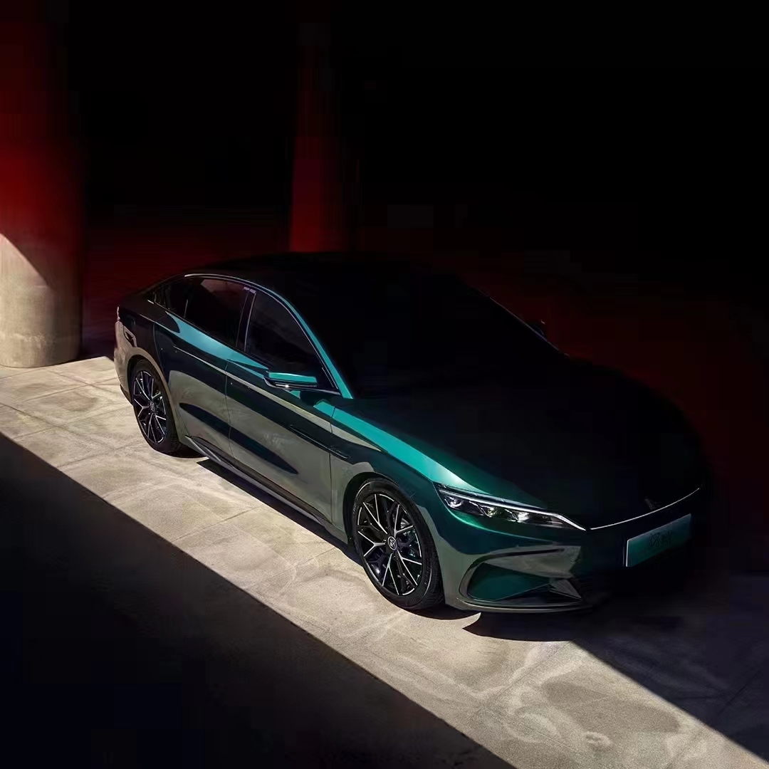 比亚迪汉ev千山翠限量版和奥迪a4,汉ev千山翠限量版宣传片国外