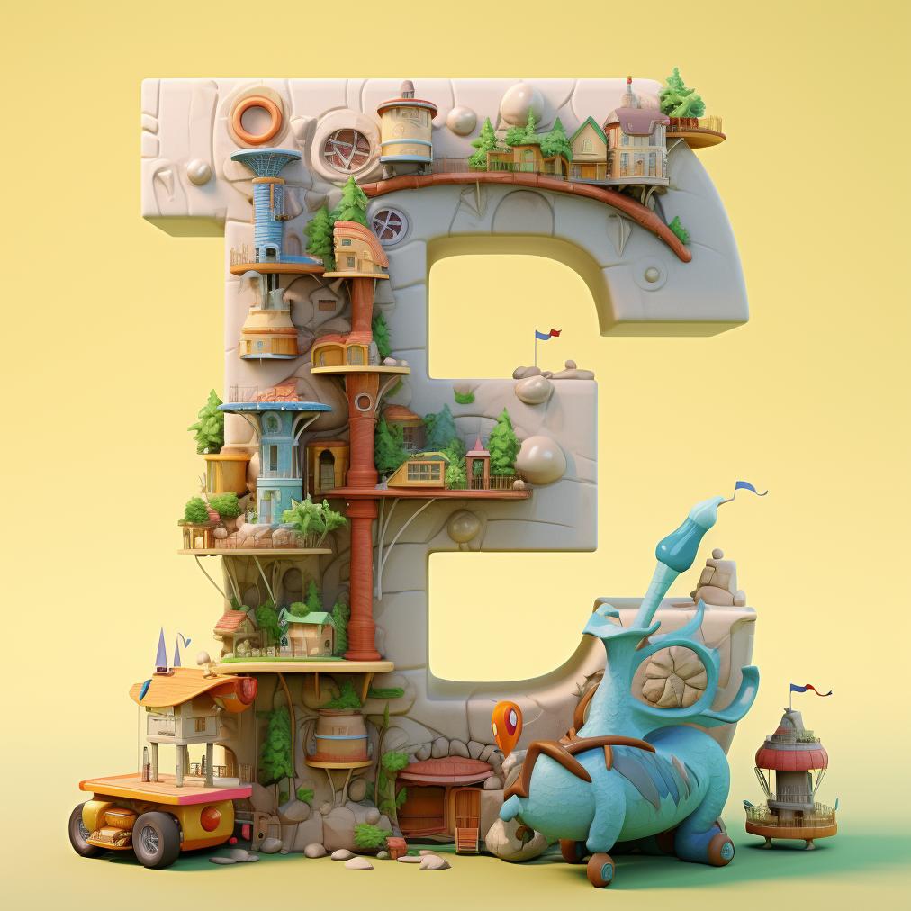 字母p的线条感设计,高级字母设计