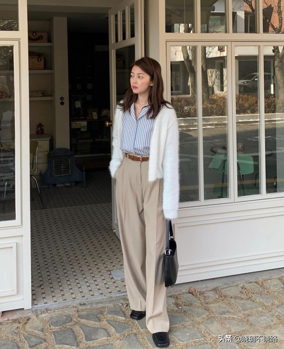 卡其直筒裤秋冬搭配,秋冬卡其裤最经典的搭配