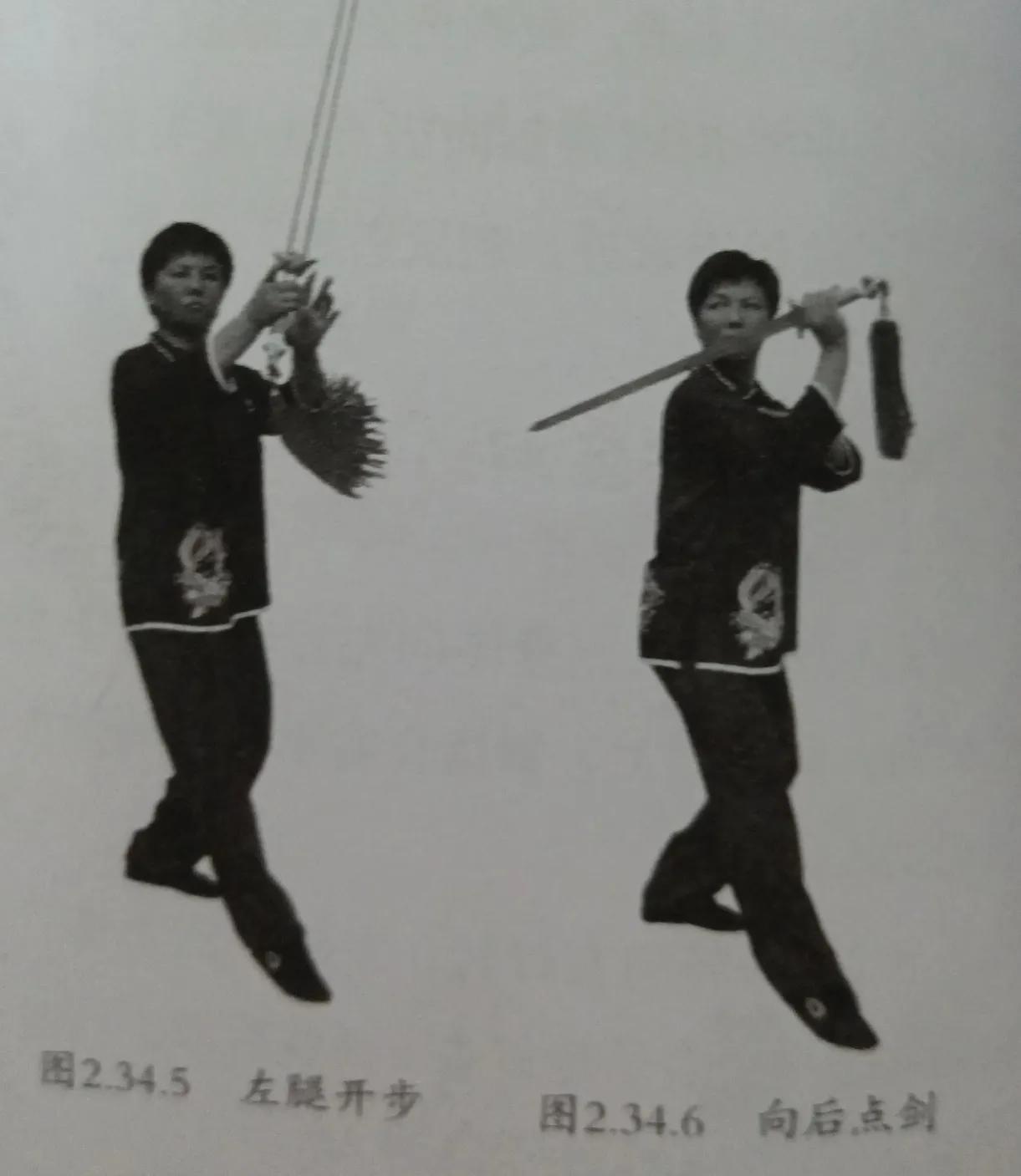 太极剑招式单练,太极单剑技巧