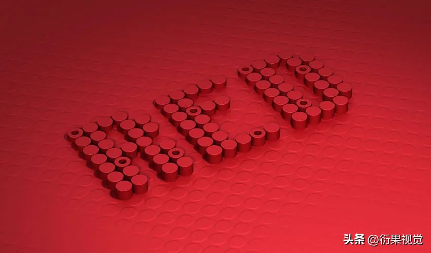 ps怎么做立体空心圆柱效果,ps文字贴合在圆柱上面