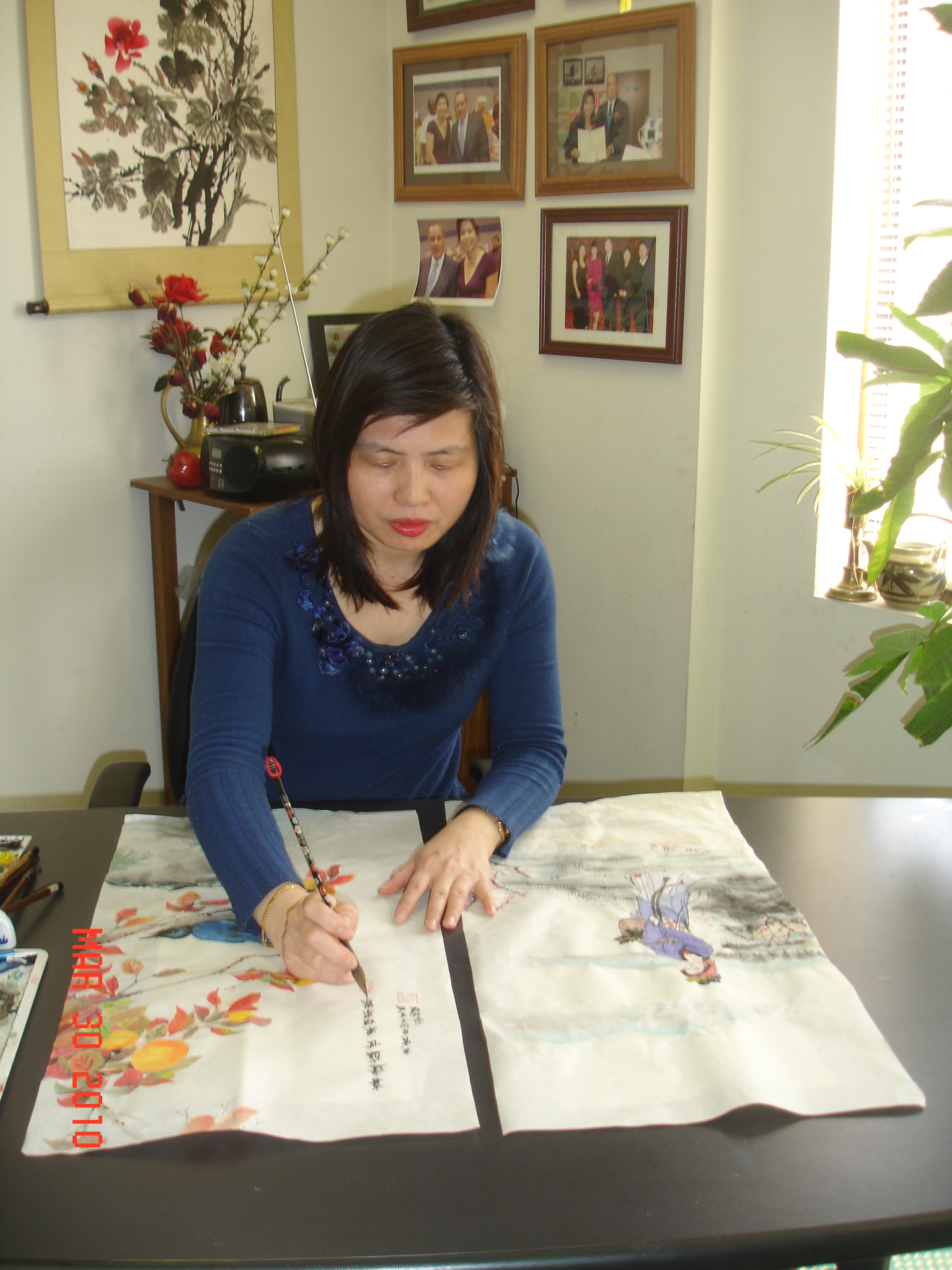 中美艺术作品展,中美书画艺术交流展