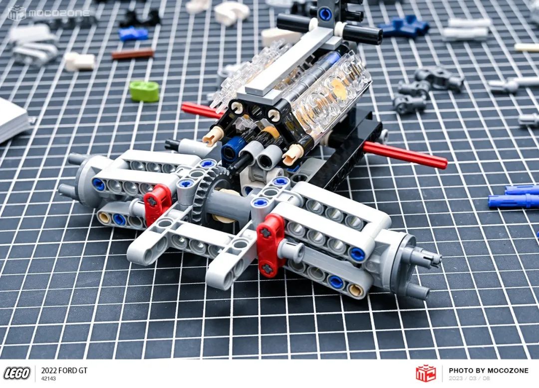 乐高积木福特gt跑车,福特gt2022