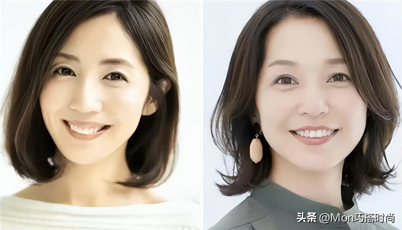 女生齐肩发型推荐长脸发量多,今年超火齐脖短发