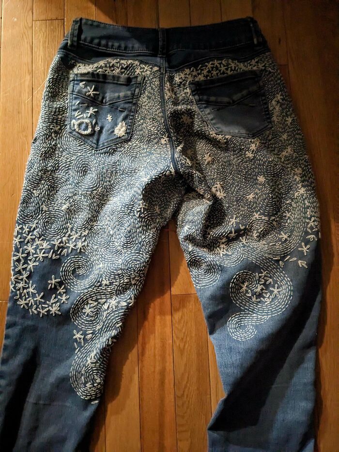 大面积破洞修补方法,破衣服用亮片修补