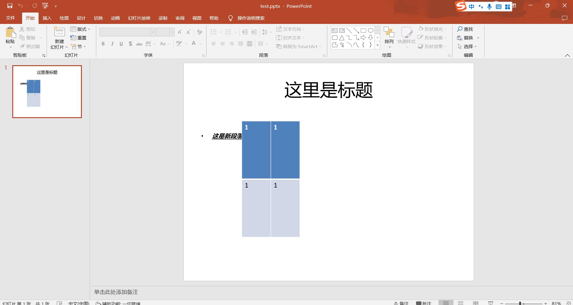 Python处理PPT文档学习（一）