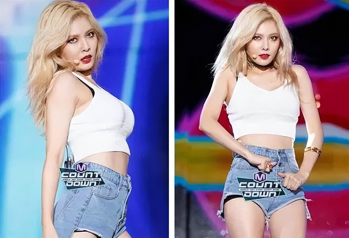 泫雅泰国泼水节舞台上的野马,泫雅在泰国泼水节