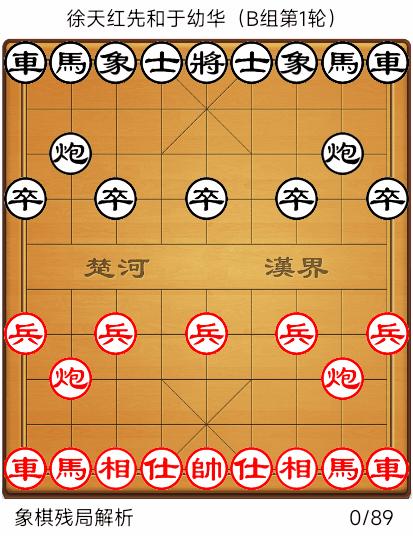 八卦象棋大师和王天一对局,象棋大师对局