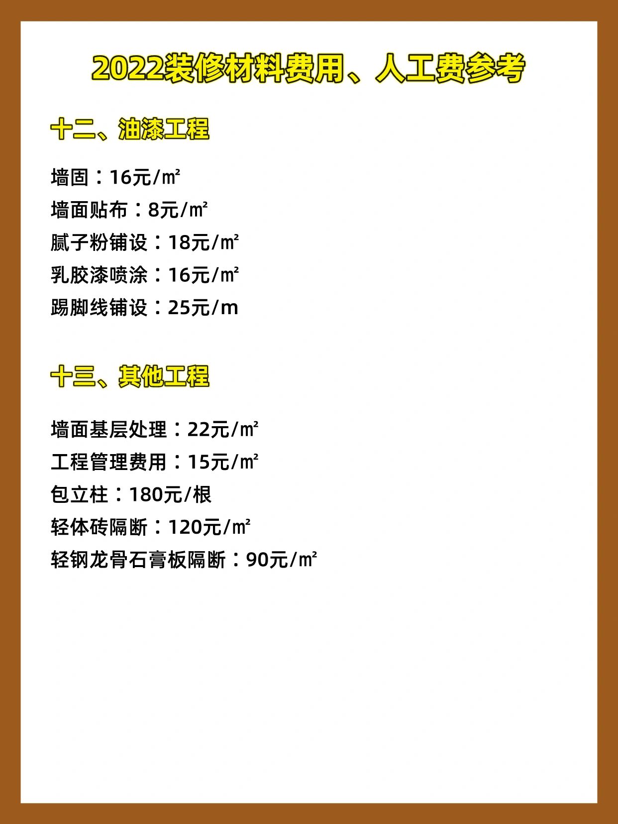 装修不花冤枉钱全屋装修0元设计,2021年装修材料及人工费用参考