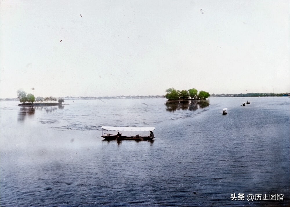 真实的杭州西湖摄影图片,老照片里10年前杭州西湖留影