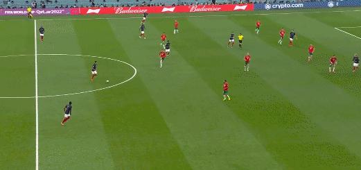 姆巴佩对战梅西欧冠,法国2-0胜摩洛哥队半决赛