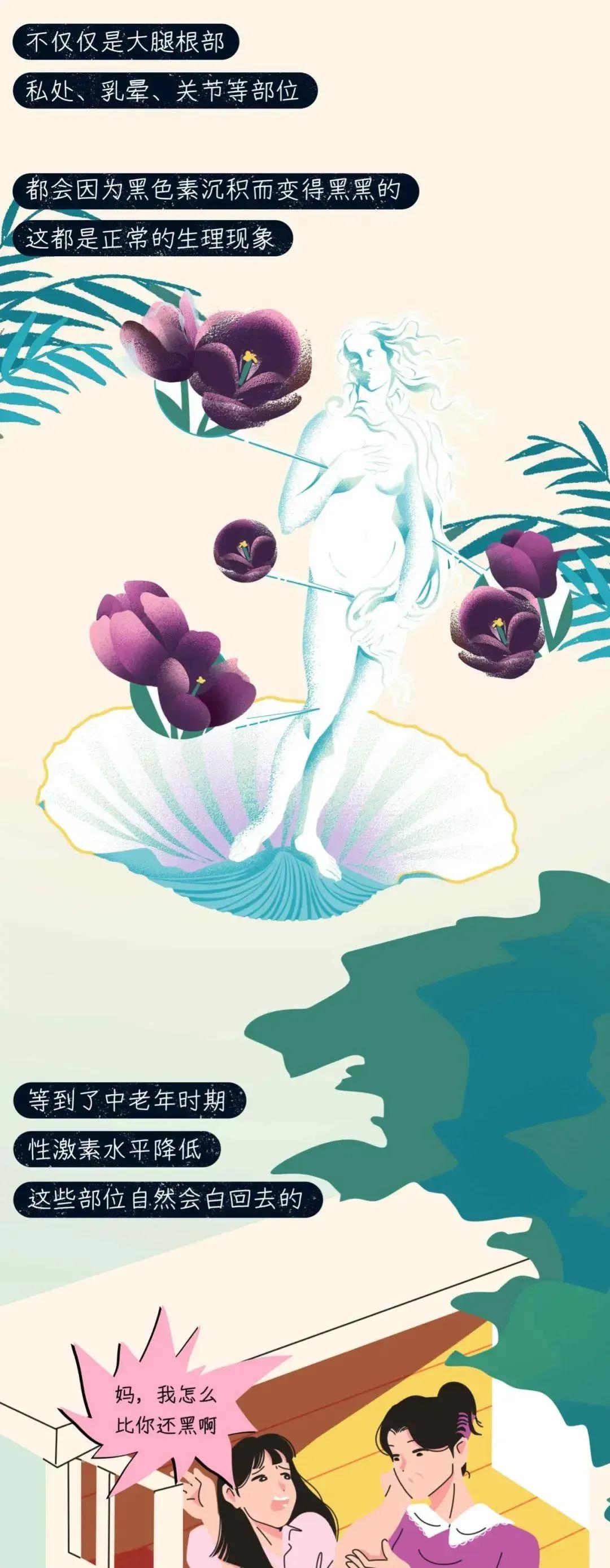 大腿两侧皮肤变黑是为什么呀,为啥女孩子大腿会淤黑