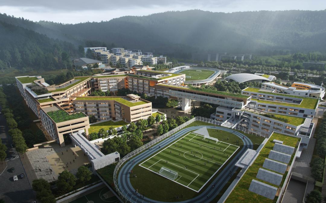 华中师范大学重庆科学城规划图,重庆科学城华中师大中标公告