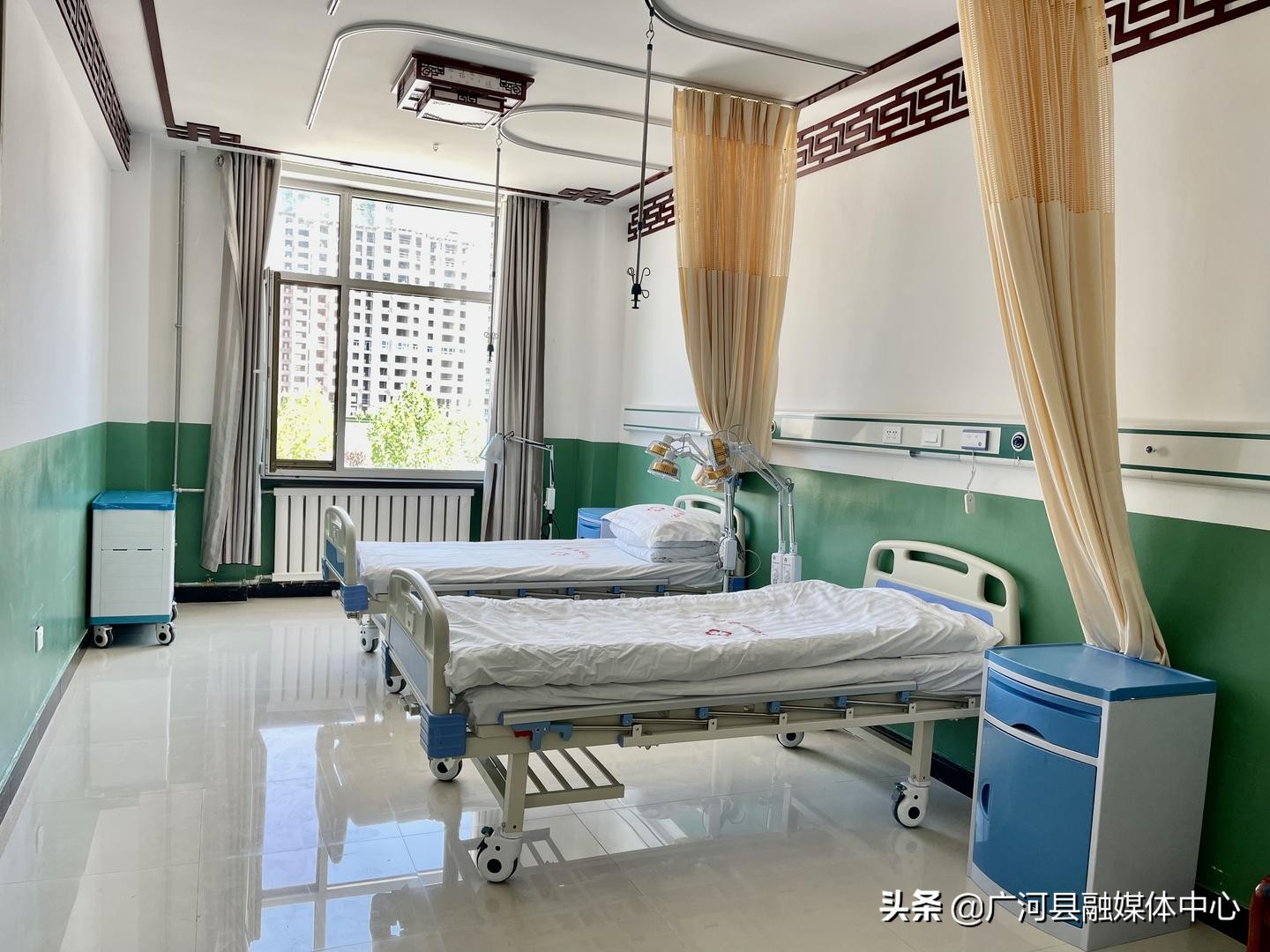 广河县妇幼保健院新院将于7月1日正式投入使用