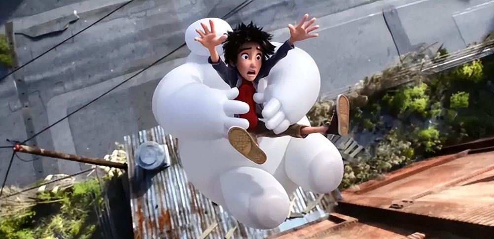 超能陆战队泰迪和教授变成了知了,超能陆战队给大白穿上机甲的过程