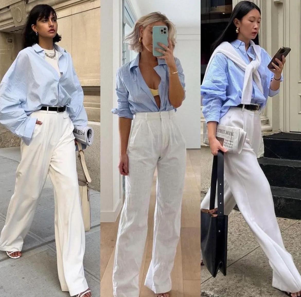 慵懒风衬衣搭配一整套,慵懒风超长衬衣怎么搭配